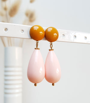 Boucles d'oreilles Rosalie - Pastel