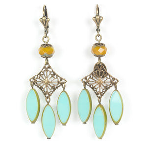 Boucles d'oreilles Majorelle